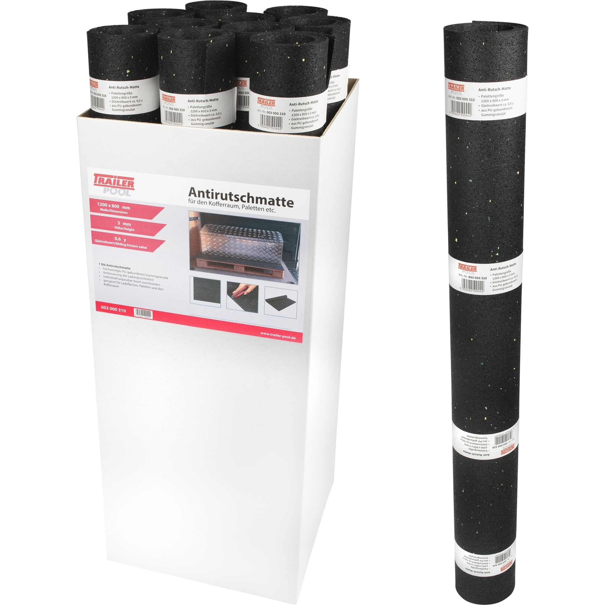 Antirutschmatten-Display, Inhalt 10 Stück