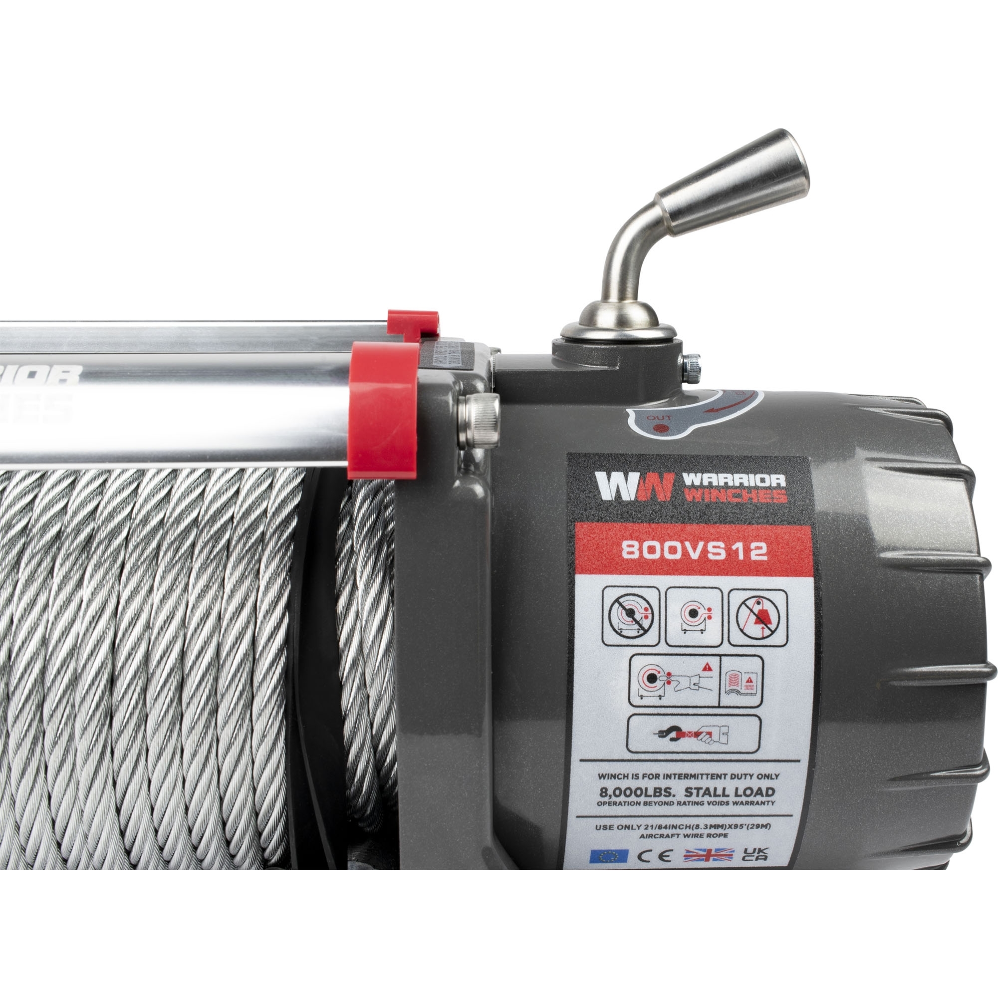 Elektrische Seilwinde, 12 V Zugkr. 3628 kg