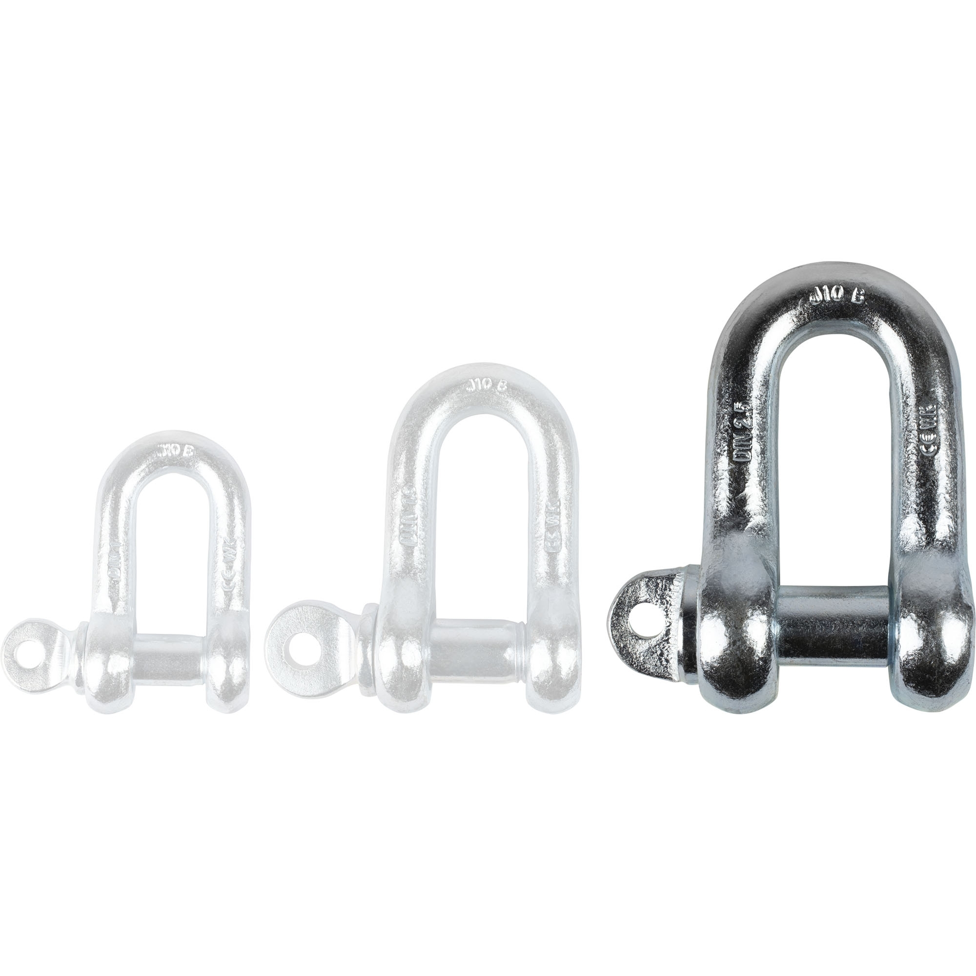 Schäkel, Bolzen-Ø 24 mm, Tragfähigkeit 2500 kg