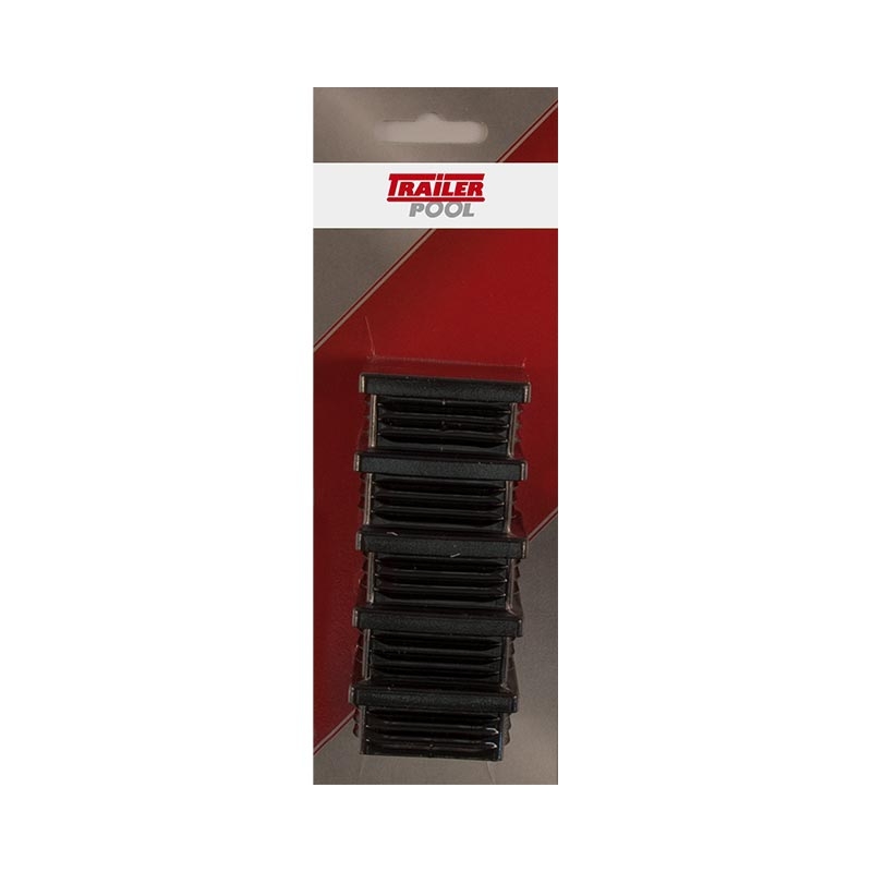 5 x Kunststoff-Stopfen 45 x 45 mm, WS 1,0 - 3,0 mm