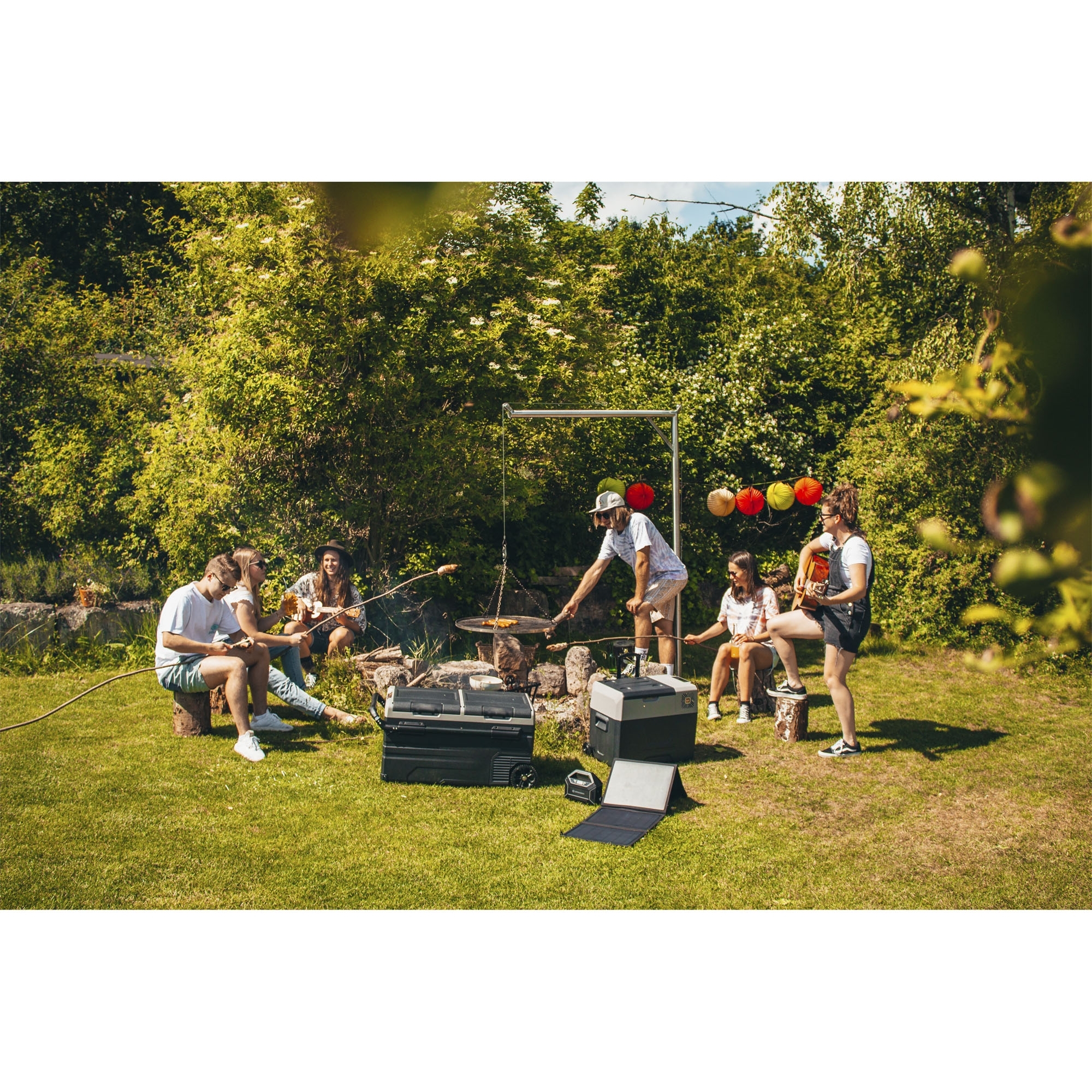 Mobile Kühlbox mit Rollen, Freezbox 75
